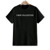 Eric Morrison Smith Wearing Free Palestine Shirt