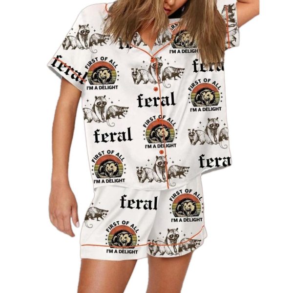 Feral First Of All I'm A Delight Pajama Set 1