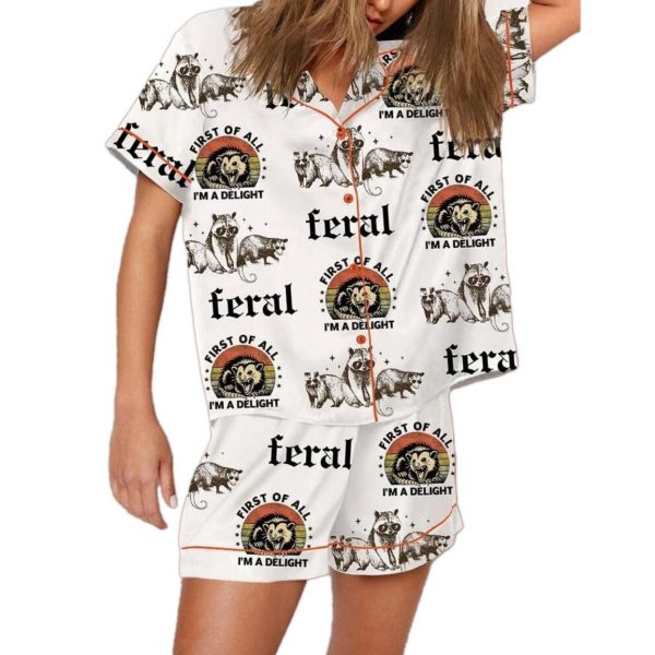 Feral First Of All I'm A Delight Pajama Set 3