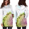 Flower Print Womens Hoodie Dress 2