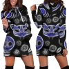 Fractal Cat Womens Hoodie Dress 1