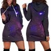 Galaxy Womens Hoodie Dress 1