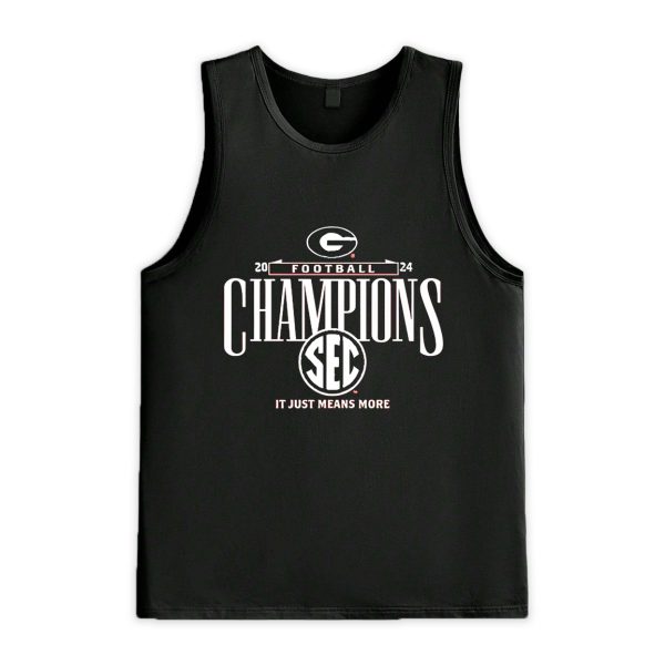 Georgia Bulldogs 2024 SEC Football Conference Champions It Just Means More Shirt 4