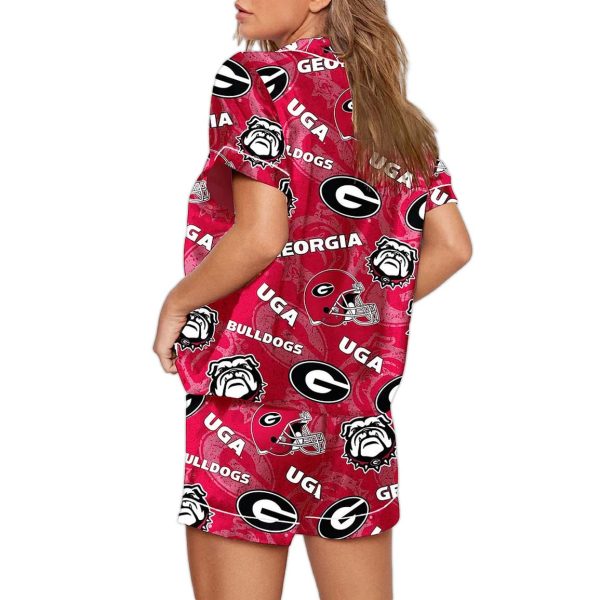 Georgia Bulldogs Football Pajamas Set 3