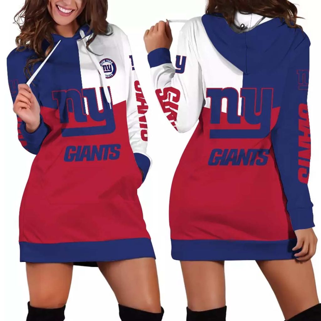 Giants Triple Color Women's Hoodie Dress