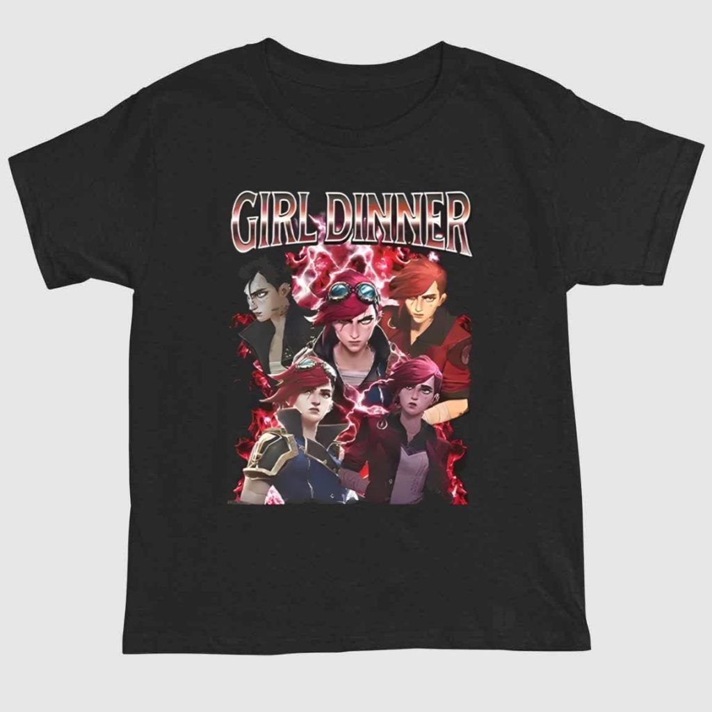 Girl Dinner Vi Arcane League of Legends Shirt 1