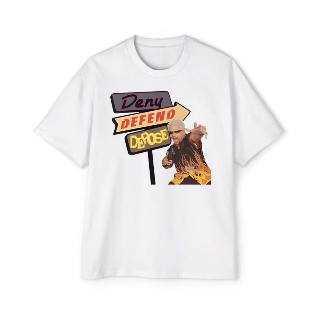 Guy Fieri Deny Defend Depose Drive-ins Shirt