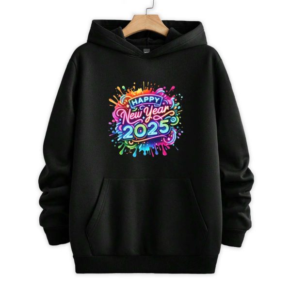 Happy New Year 2025 Colorful Neon Shirt 2