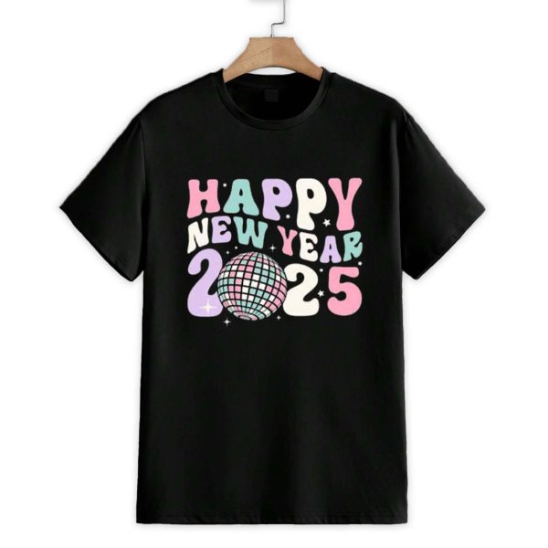 Happy New Year 2025 Disco Ball Shirt 1