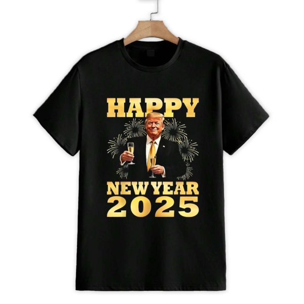 Happy New Year 2025 Funny Trump Shirt 1