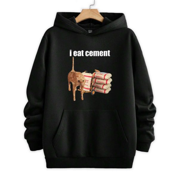 I Eat Cement Cat Shirt 2