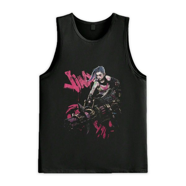 Jinx PowPow LOL Arcane Shirt 4