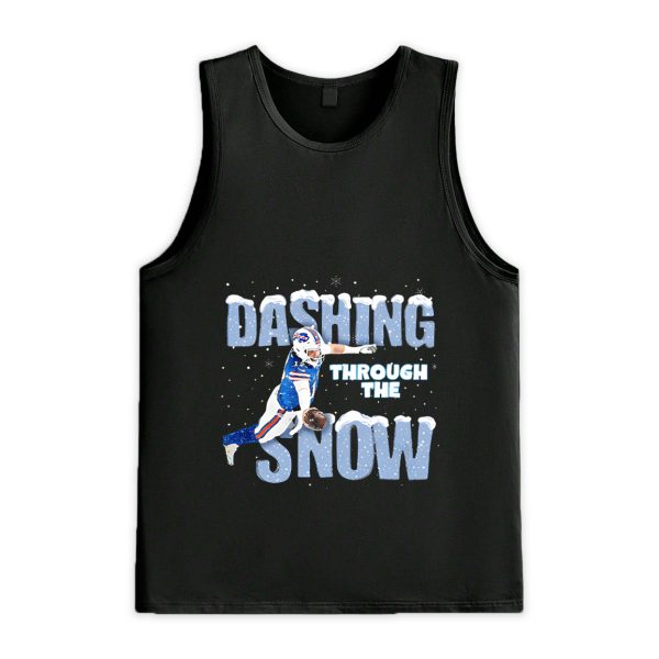 Josh Allen Dashing Through The Snow Shirt 4