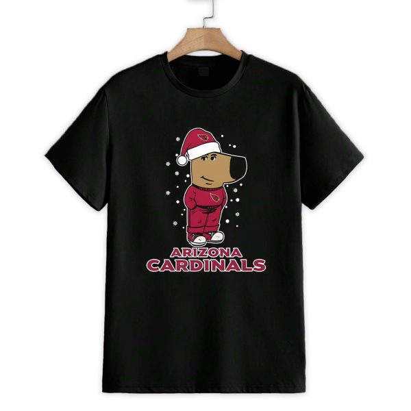 Just A Chill Guy Chill With Arizona Cardinals Christmas Shirt 1