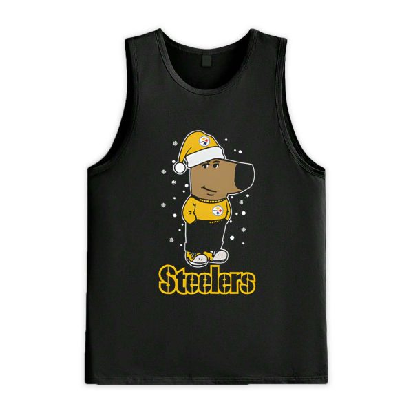 Just A Chill Guy Chill With Pittsburgh Steelers Christmas Shirt 4