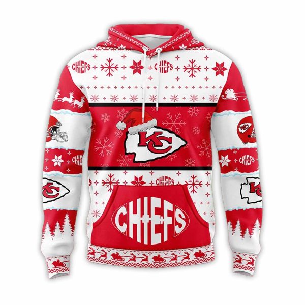 Kansas City Chiefs Chill Guy Merry Christmas Hoodie 1