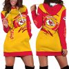 Kansas City Chiefs Torn Effect Hoodie Dress