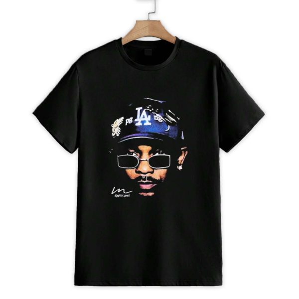 Kendrick Lamar LA Dodgers Fan Glasses Signature Shirt 1