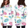 Kitty Food Hoodie Dress 2