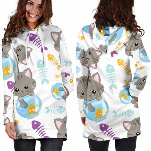 Kitty Loves Hoodie Dress 2