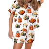 Korean Food Cats Pajama Set 2