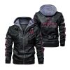 Los Angeles Angels Hooded Leather Jacket 2