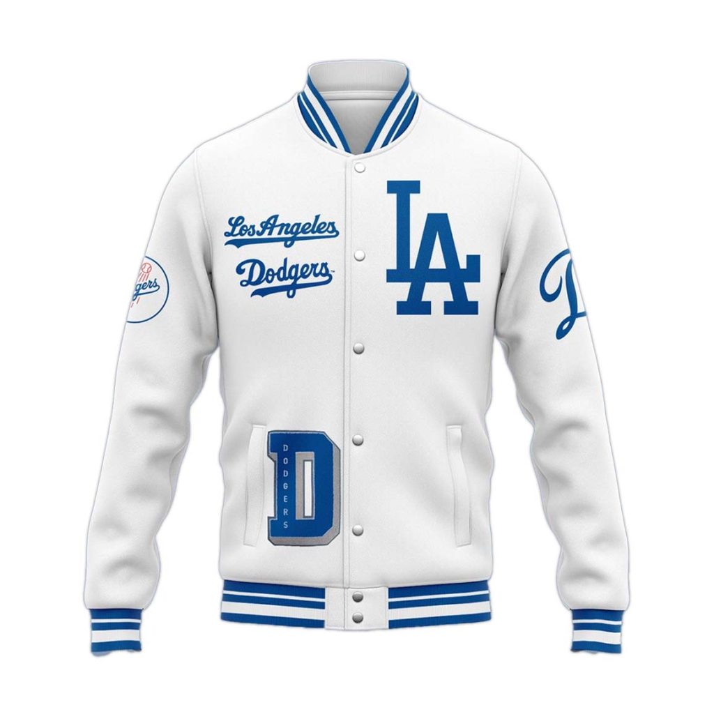 Los Angeles Dodgers 8-Time World Series Champions White Jacket