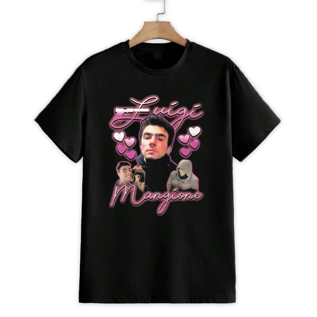 Luigi Mangione Pink Heart Shirt 1