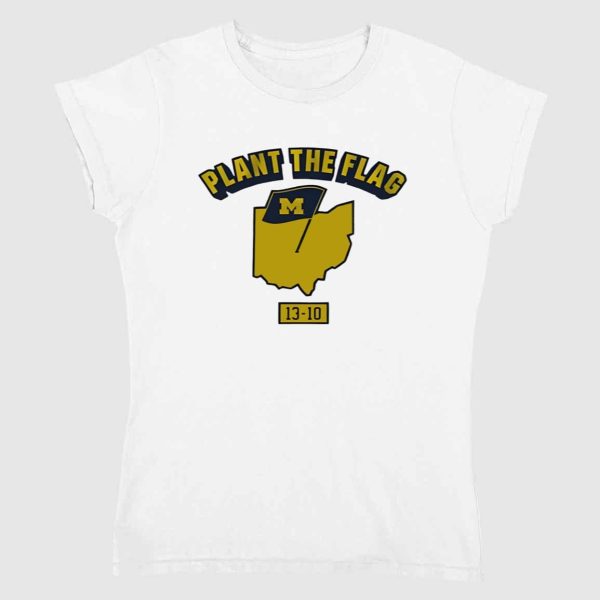 Michigan Wolverines Plant The Flag Shirt