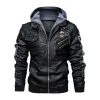 Milwaukee Brewers Hooded Leather Jacket 1