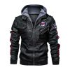 Minnesota Twins Hooded Leather Jacket 1