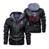 Minnesota Twins Hooded Leather Jacket 2