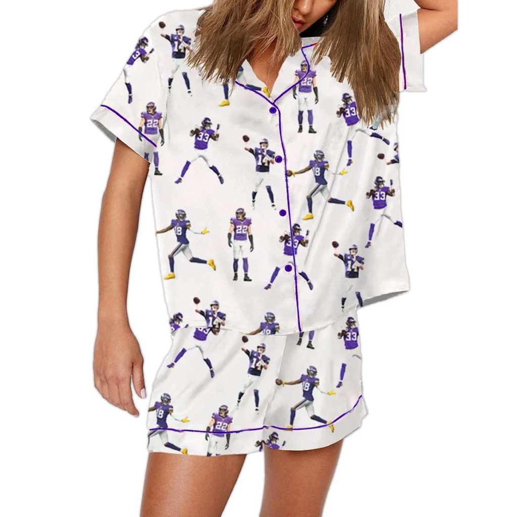 Minnesota Vikings Pajamas Set 1