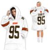 Myles Garrett Cleveland Browns Football Unisex Blanket Hoodie 2