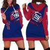 New York Giants Torn Effect Hoodie Dress