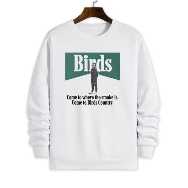 Nick Sirianni Philadelphia Eagles Birds Country Hoodie