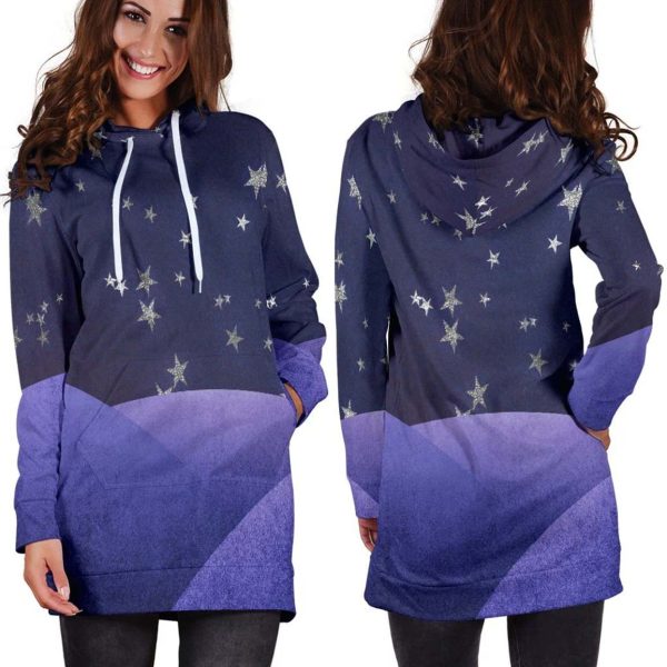 Night Sky Hoodie Dress 2