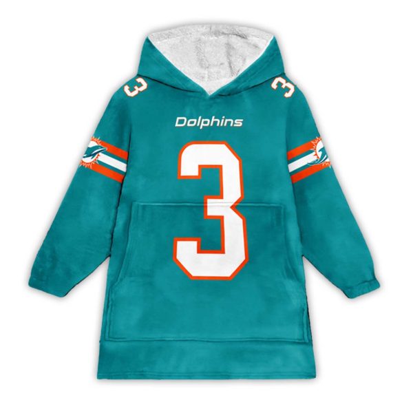 Odell Beckham Jr Miami Football Unisex Blanket Hoodie 1