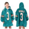 Odell Beckham Jr Miami Football Unisex Blanket Hoodie 3