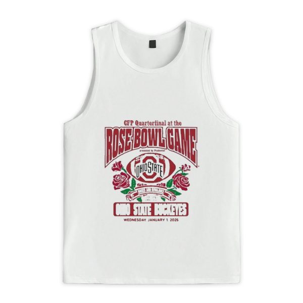 Ohio State Buckeyes College Football Playoff 2025 Quarterfinal Rose Bowl Shirt 3