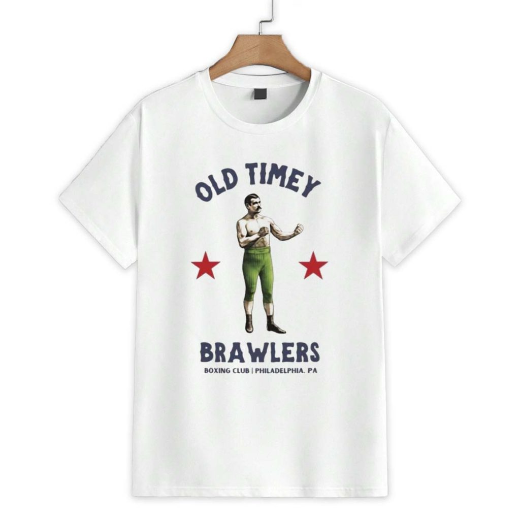 Old Timey Brawlers Boxing Club Philadelphia Shirt 1