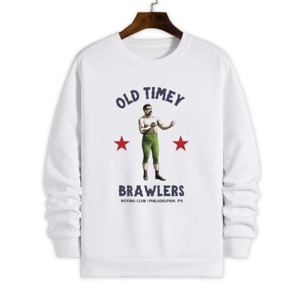 Old Timey Brawlers Boxing Club Philadelphia Shirt 4