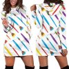 Paint Brush Womens Hoodie Dress 1