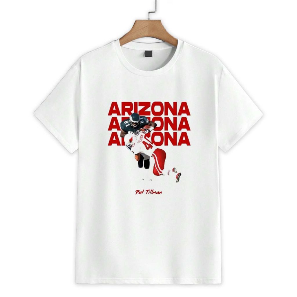 Pat Tillman Honor the Hero Arizona Cardinals Tribute Football Shirt 1