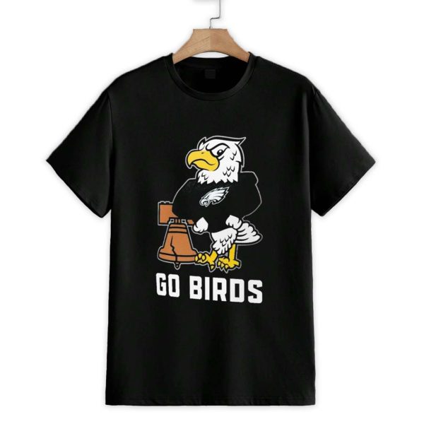 Philadelphia Eagles Go Birds Mascot Bell Shirt 1