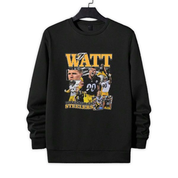 Pittsburgh Steelers TJ Watt 90 Shirt 4