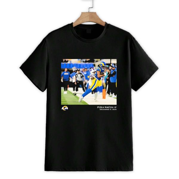 Puka Nacua 17 December 8 2024 Los Angeles Rams Shirt 1