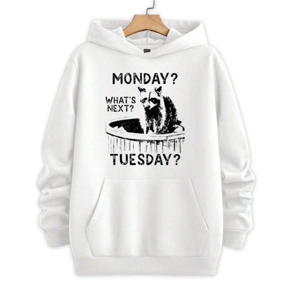 Raccoon Monday What's Next Tuesday Shirt 2