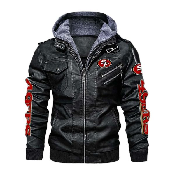 SF 49ers Football Leather Jacket 1