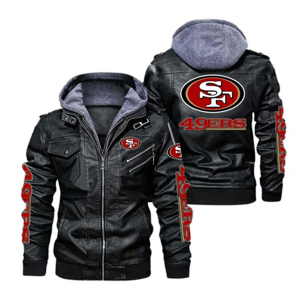 SF 49ers Football Leather Jacket 2